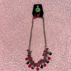 Paparazzi Pink and Silver Necklace